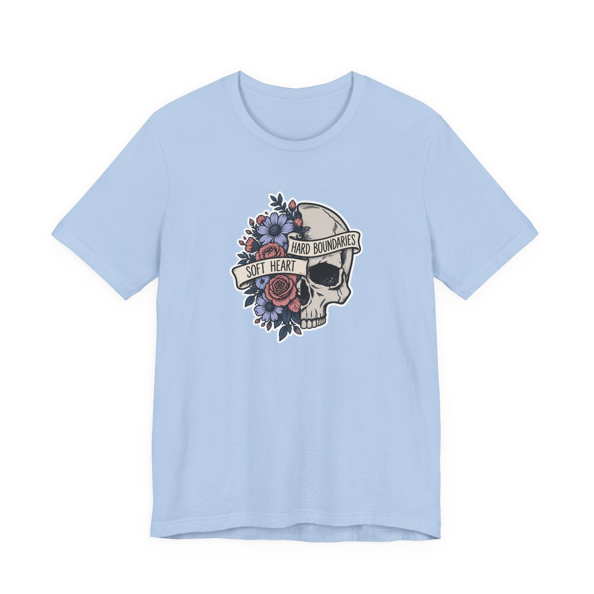 Soft Heart Hard Boundaries - Mental Health Awareness T-Shirt Printify