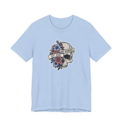 Soft Heart Hard Boundaries - Mental Health Awareness T-Shirt Printify
