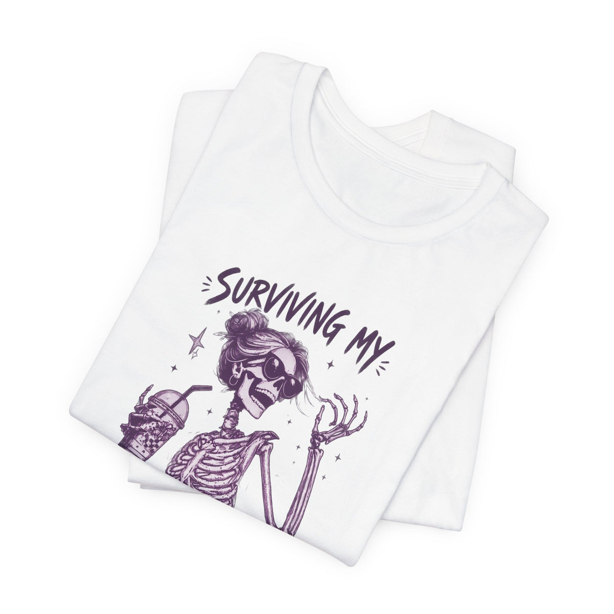 Skeleton Woman - Mental Health Awareness Tee Printify