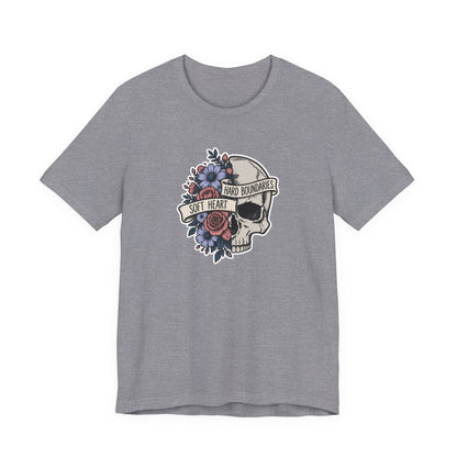 Soft Heart Hard Boundaries - Mental Health Awareness T-Shirt Printify