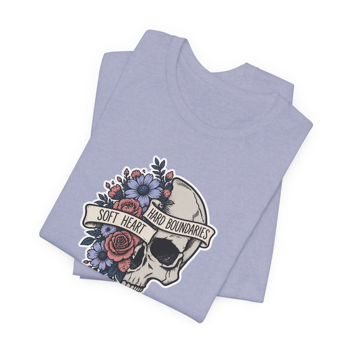 Soft Heart Hard Boundaries - Mental Health Awareness T-Shirt Printify