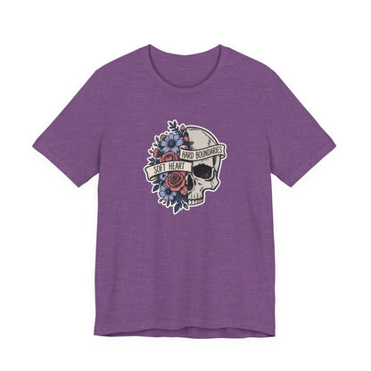 Soft Heart Hard Boundaries - Mental Health Awareness T-Shirt Printify