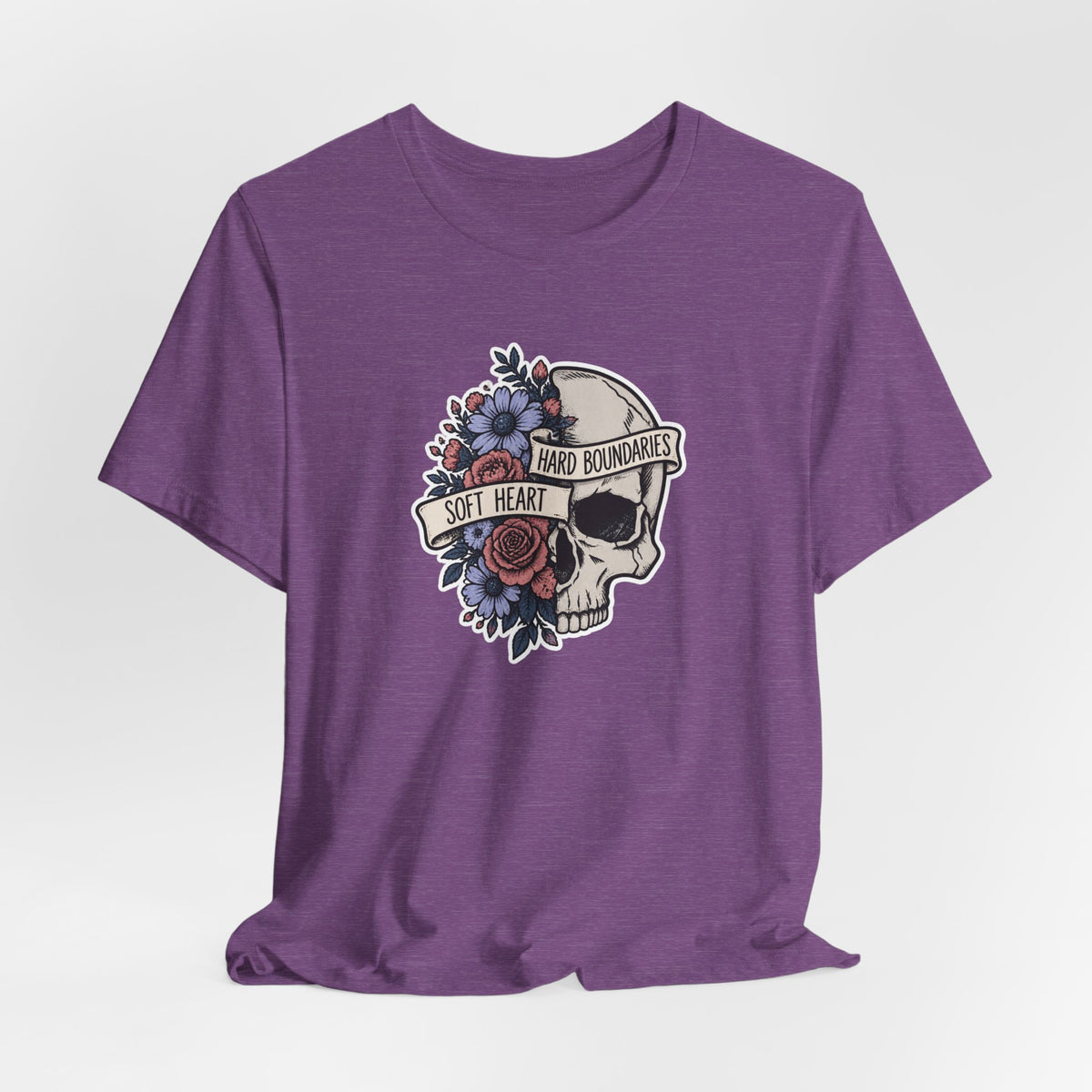 Soft Heart Hard Boundaries - Mental Health Awareness T-Shirt Printify