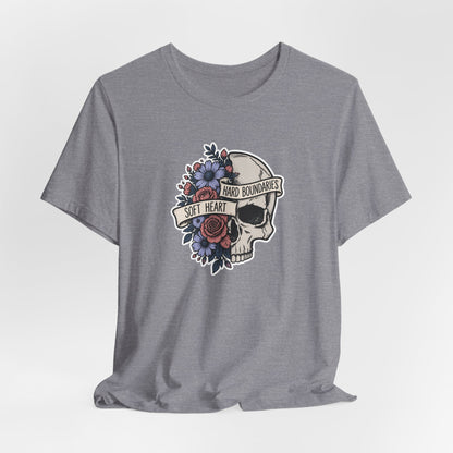 Soft Heart Hard Boundaries - Mental Health Awareness T-Shirt Printify