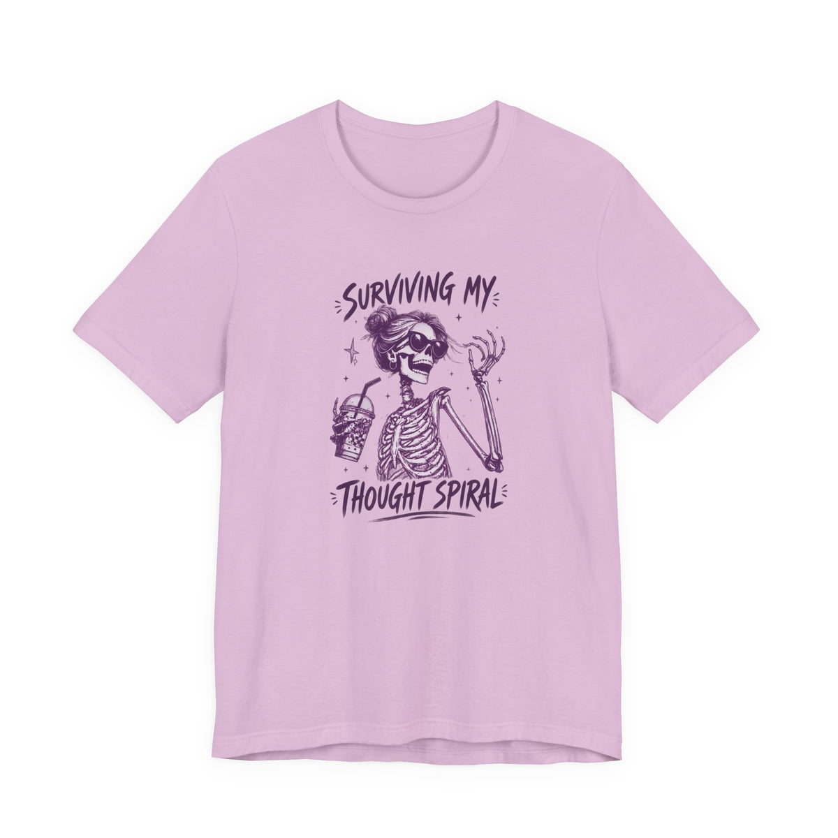 Skeleton Woman - Mental Health Awareness Tee Printify