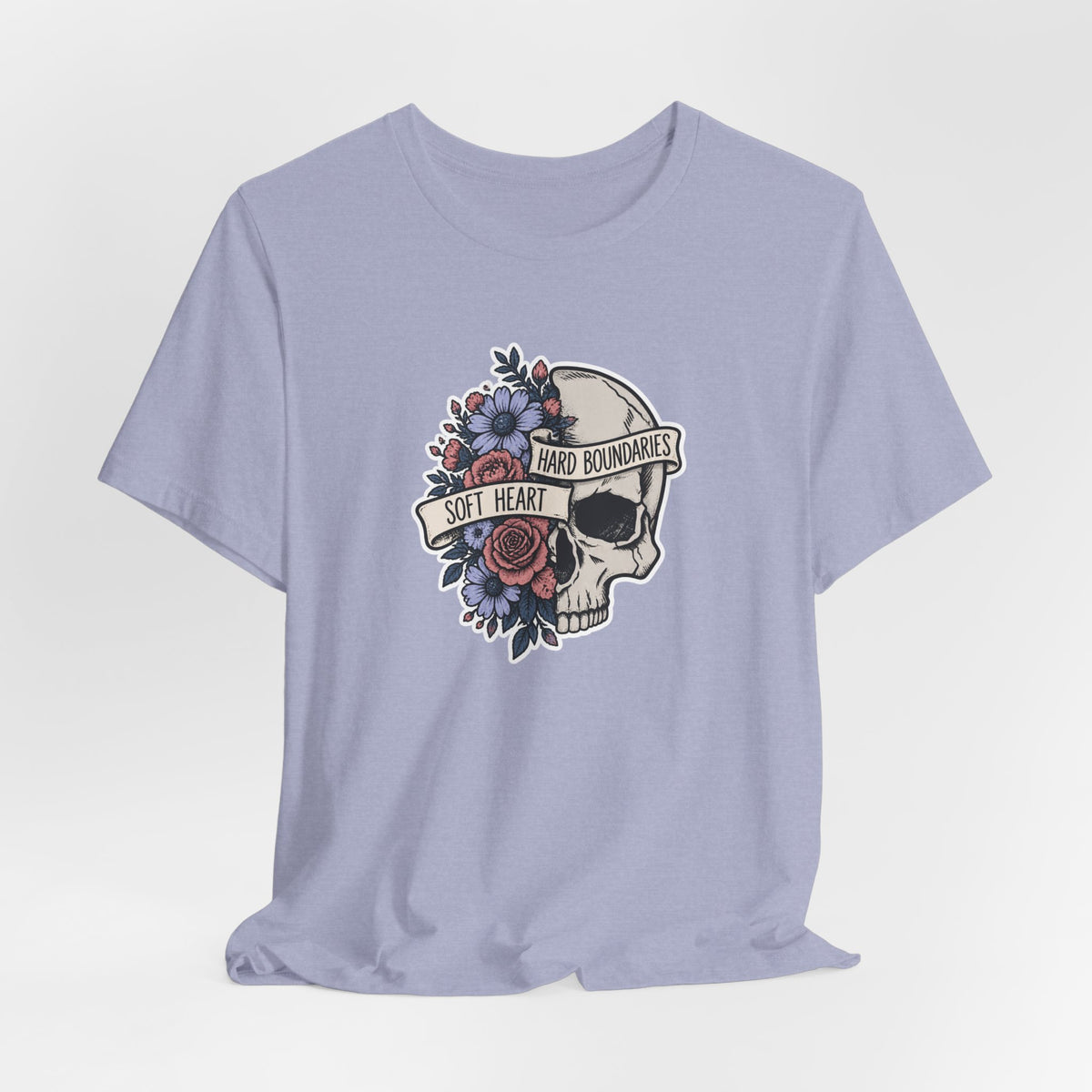 Soft Heart Hard Boundaries - Mental Health Awareness T-Shirt Printify