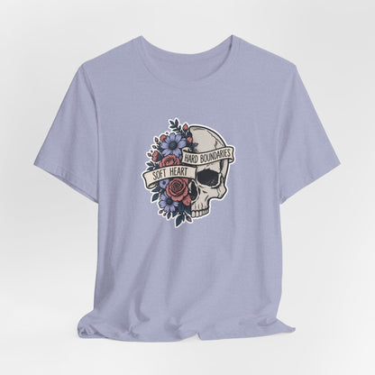 Soft Heart Hard Boundaries - Mental Health Awareness T-Shirt Printify
