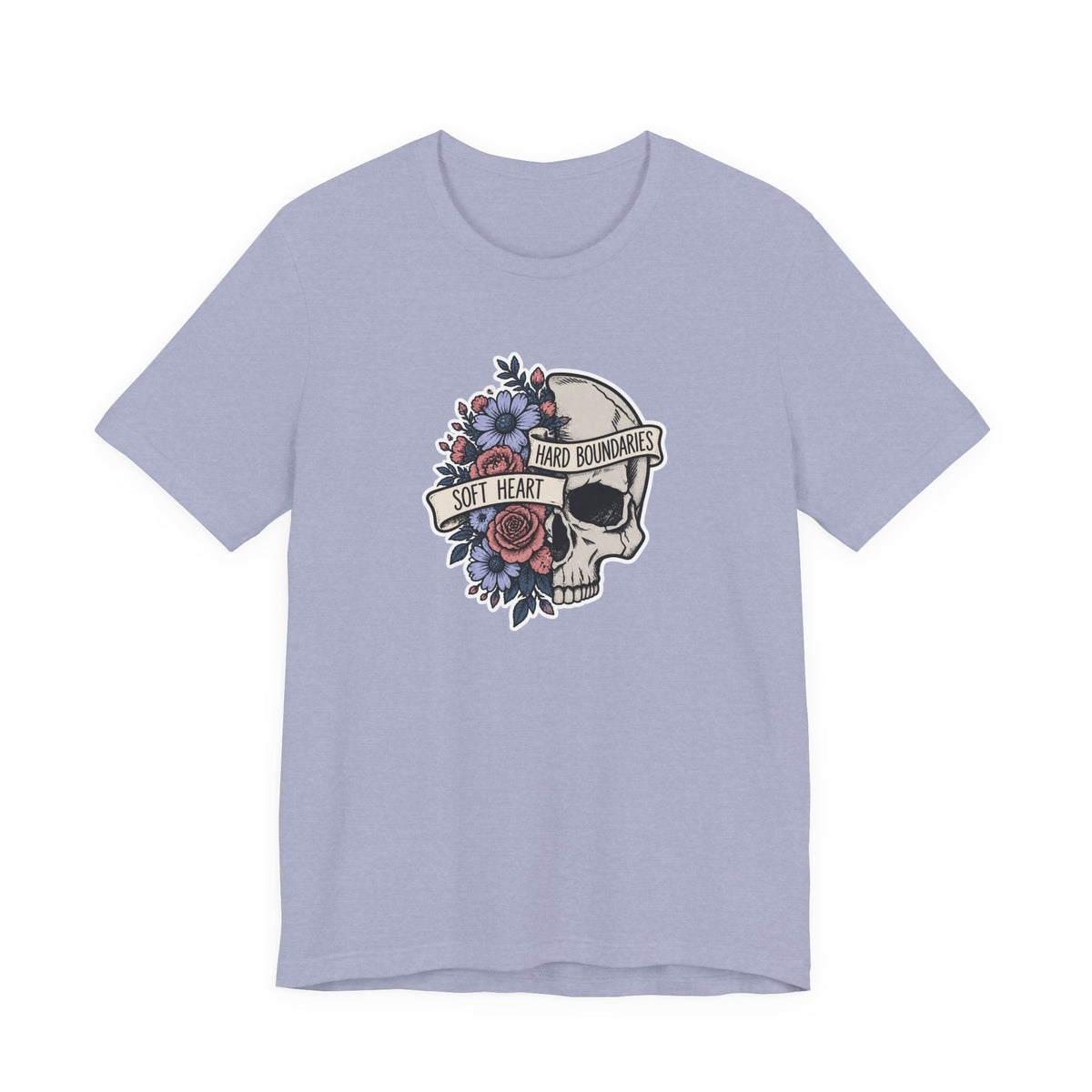 Soft Heart Hard Boundaries - Mental Health Awareness T-Shirt Printify