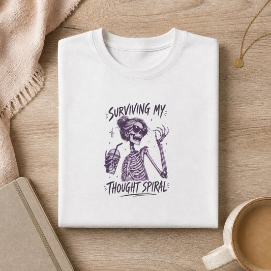 Skeleton Woman - Mental Health Awareness Tee Printify