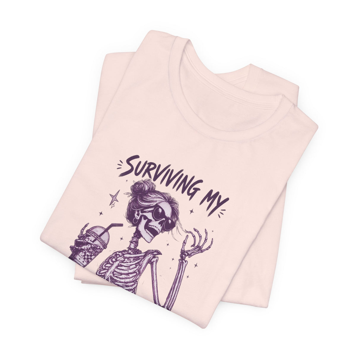 Skeleton Woman - Mental Health Awareness Tee Printify