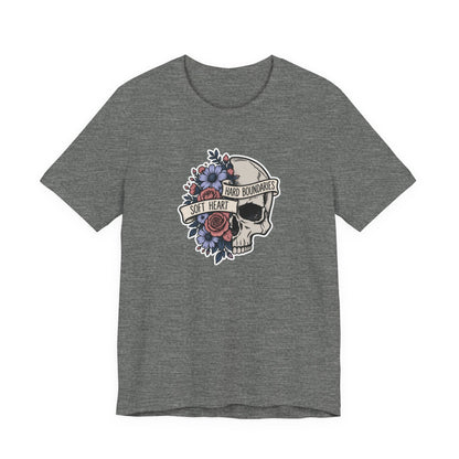 Soft Heart Hard Boundaries - Mental Health Awareness T-Shirt Printify
