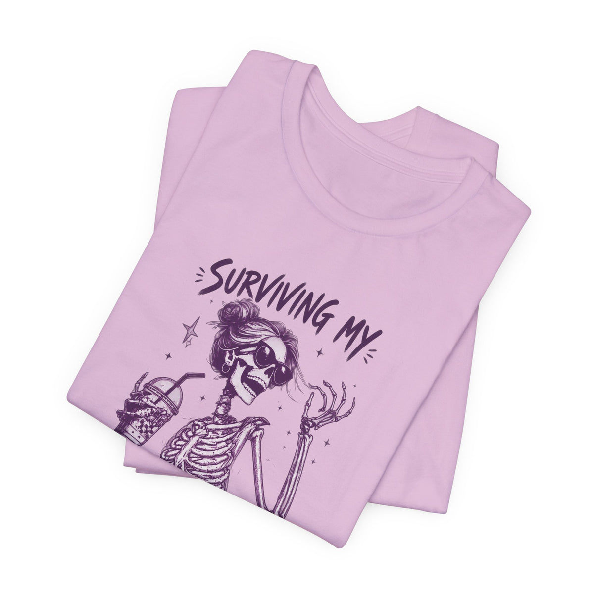 Skeleton Woman - Mental Health Awareness Tee Printify